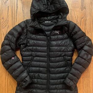 Arc'teryx Cerium LT Black Down Jacket Hoody